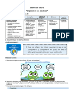 5° Grado - Tutoria - El Poder de Las Palabras - Dia 30 de Mayo