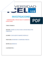 Cimentaciones, Tipos de Suelo y Elem de Concreto Estructural