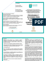 1.2 Díptico Atención A Los Alumnos Con Aptitudes Sobresalientes CAST