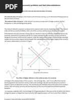 Links Between Macroeconomic Problems and Their Interrelatedness