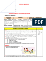 Sesión Resolvemos Problemas Descubriendo Equivalencias