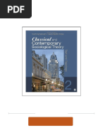 Test Bank For Classical and Contemporary Sociological Theory: Text and Readings Paperback Second Edition by Scott A. Appelrouth, Laura D. (Desfor) Edles Download PDF