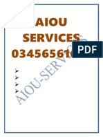 Quiz 8612 Aiou Services 1