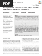 Diagnóstico Caso Salud, Mucositis, Periimplantitis