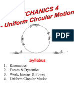 IB - Mechanics 4 - Uniform Circular Motion - Student