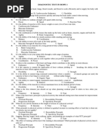 Diagnostic Test in Hope 1