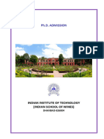 Information Brochure - PHD Regular 2024-25 Round The Year