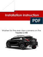 Installation Instuctions Rear Camera Washer Toyota C-HR