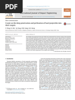 A Note On The Deep Penetration and Perforation of Hard Projectiles Into Thick Targets