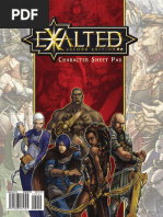 Exalted 2E - Character Sheet Pad & GM Screen Tables (WW80700)