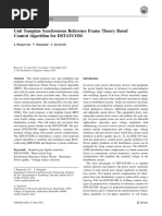 Unit Template Synchronous Reference Frame Theory Based Control Algorithm For DSTATCOM