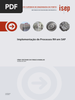 Implementacao de Processos RH em SAP