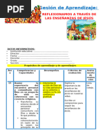 4° Sesión Día 2 Rel Reflexionamos A Través de Las Enseñanzas de Jesús