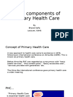 Basic Components of Primary Health Care