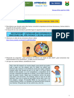 Semana 1 - Día 5 - Ficha de Tutoría Quinto Grado 2021