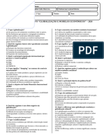 Agenda 21 Global e Agenda 21 Escolar