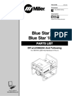 Miller Blue Star 185 185dx Service and Parts Manual