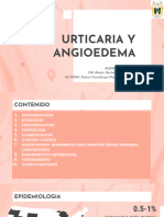 Urticaria y Angioedema