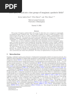 How (Not) To Hash Into Class Groups of Imaginary Quadratic Fields