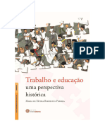 Trabalho e Educação - Uma Perspectiva Histórica - Maria de Fátima Rodrigues Pereira