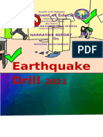 Narrative Report On Earthquake Drill 2021