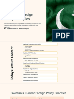 Pakistans Foreign Policy Principles