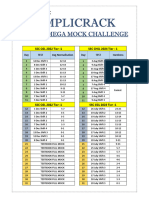 SIMPLICRACK 30 Days Mega Mock Challenge