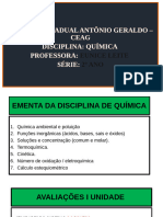 Slides Química 2º Ano