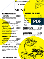 Menú Comidas Rápidas Ilustrado Sencillo Amarillo - 20240802 - 161438 - 0000