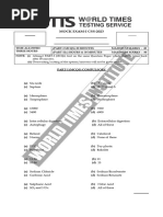 01 - General Science & Ability Mock I