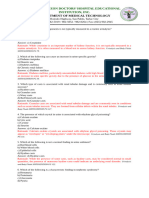 Review Questions - Clinical Micros