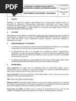 Pr-Sgi-005 Programa Conservación Auditiva y Prevención Lesiones Osteomusculares