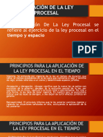 CLASE 6 TEORIA LA LEY PROCESAL EN EL TIEPO Y EL ESPACIO 2do. Examen