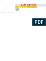 Daily Surveyed Steel: S.no Drawing Name Type Surveyor Block