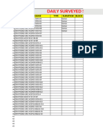 Daily Surveyed Steel: S.no Drawing Name Type Surveyor Block