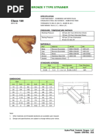 Bronze Y Type Strainer A150TG-YST