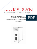 Makelsan Ups Levelups t3 30 40 Kva User Manual en