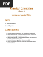 Topic 4 Chemical Calculation-1