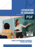 Licenciatura en Educación