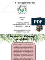 Sejarah Psikologi Pendidikan Kelompok 1