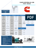 Planta Eléctrica Cs-1250: Ficha Tecnica