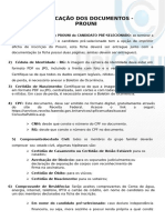 Lista de Documentos Do Prouni Com Explicacao