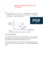 Calculation Memo On Chapters