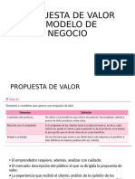 Propuesta de Valor y Modelo de Negocio