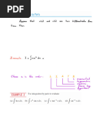 6.1 Integration by Parts