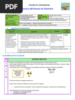 D1 A1 SESION COM. Leemos Adivinanzas de Alimentos