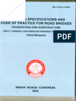 IRC-78-Part-1-2024 Foundation & Substructure For Bridges