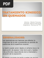 Terapia Kinesica en Quemados