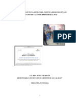 Informe de Propuesta de Mejora, Frente A Reclamos en Los Servicios de Salud de Ipress Reque, 2024"