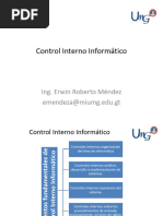 Control Interno Seguridad 2016